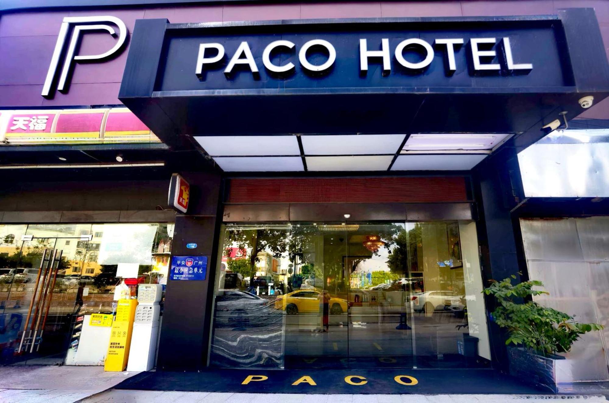 Paco Hotel Tianhe Coach Terminal Metro Satation Guangzhou-Free Shuttle Bus For Canton Fair Exteriör bild